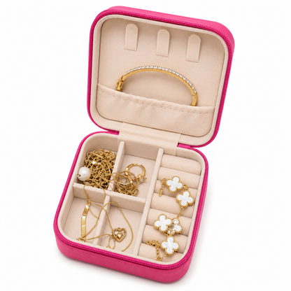 Pink Mini Jewellery Organizer Box