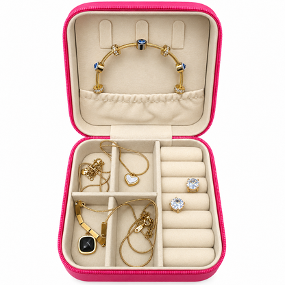 Pink Mini Jewellery Organizer Box — jewellery box for women by BangleCart