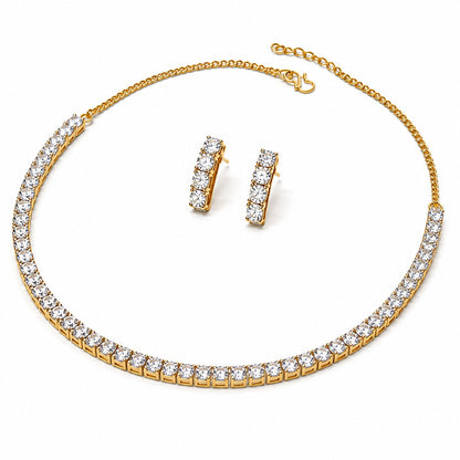 Single Line Diamond Necklace