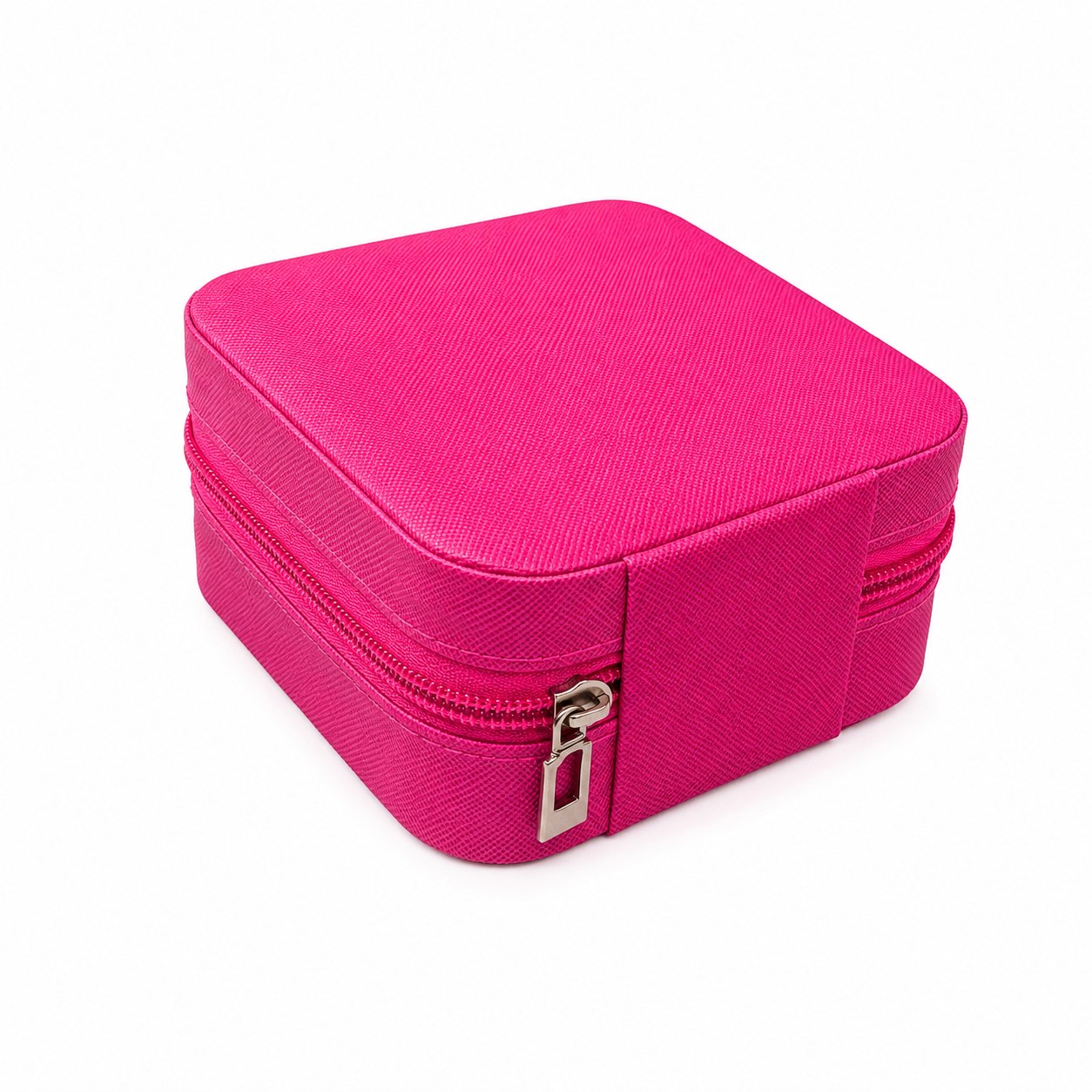 Compact Pink Travel Jewellery Organizer