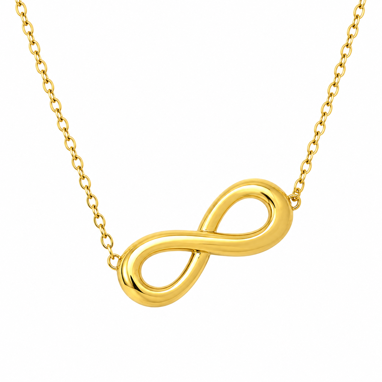 Gold Infinity Necklace | Elegant Minimal Chain for Women