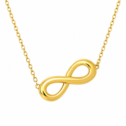 Gold Infinity Necklace | Elegant Minimal Chain for Women