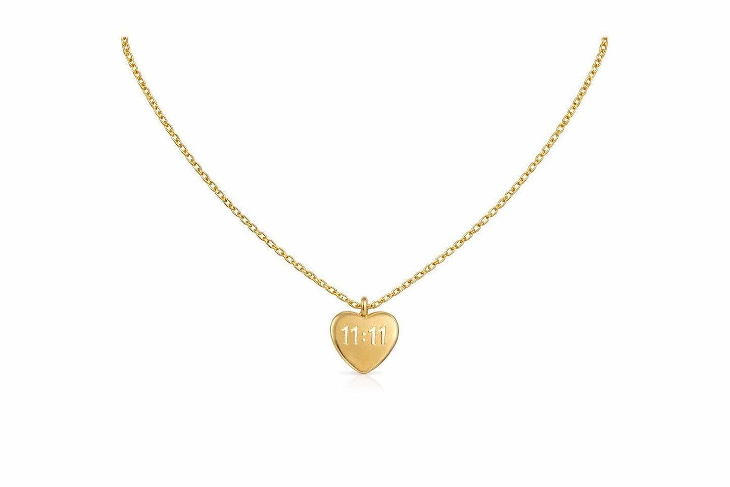 Gold Black Rectangular Pendant Necklace — Minimalist Jewelry