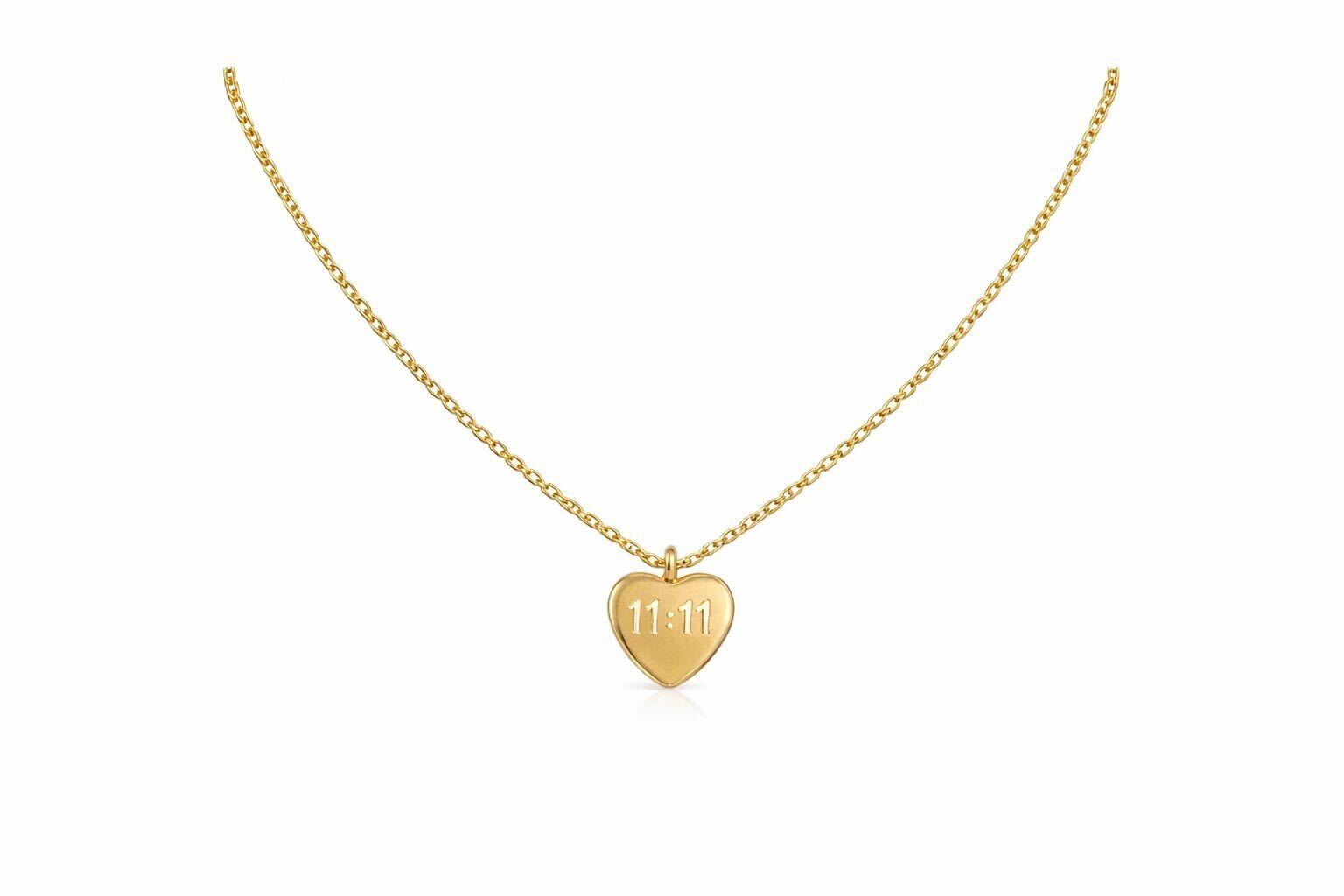 Gold Black Rectangular Pendant Necklace — Minimalist Jewelry