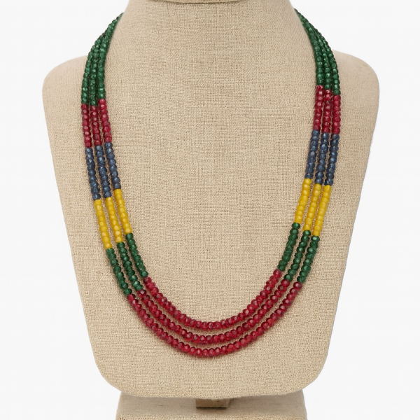 Multi-Color Beaded Necklace