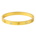 Elegant Gold-Plated Bracelet for Women & Girls