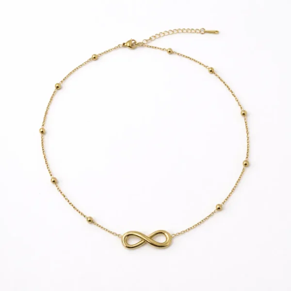 Gold Infinity Necklace for women