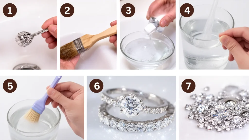 how to clean Jewellery